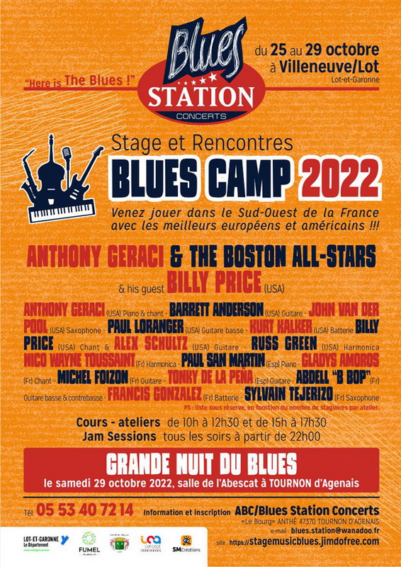 Blues Camp France 2022