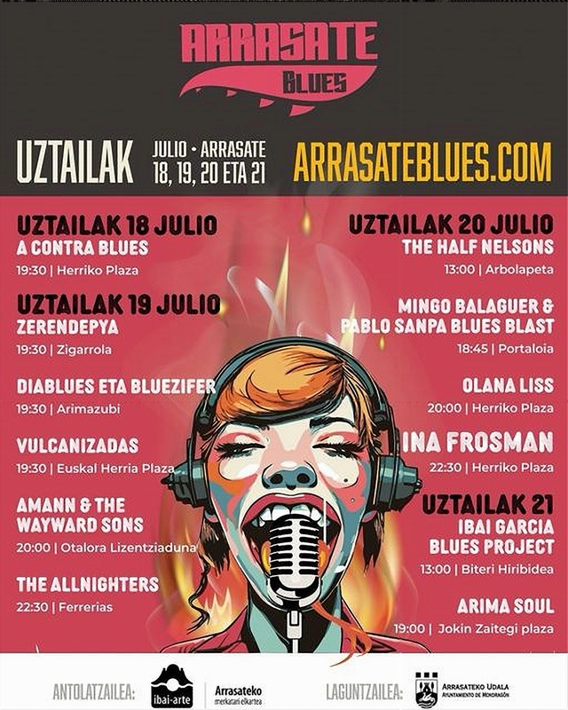 Cartel Arrasate-Mondragón Blues Festival 2024