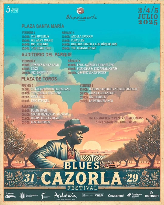 Cartel Completo Festiv<al Blues Cazorla 2026