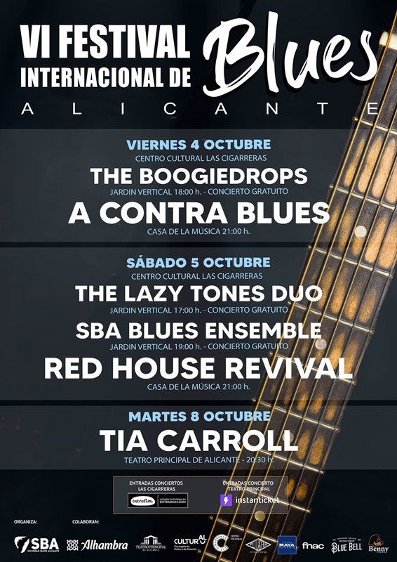 Cartel Festival Blues Alicante 2024