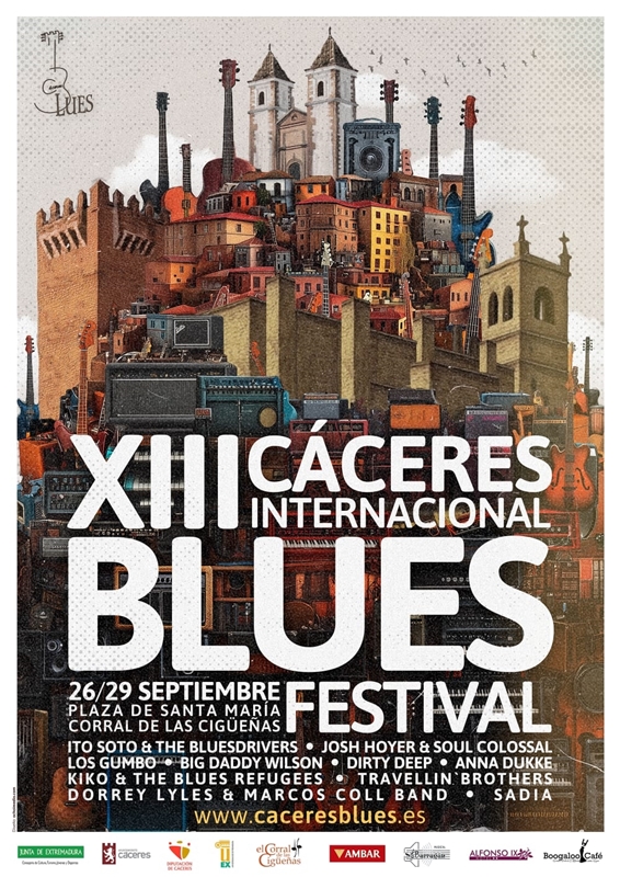 Cartel Festival Blues Cáceres 2024