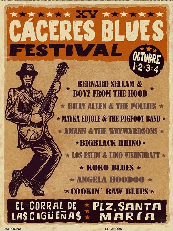 Cartel Festival Blues Cáceres 2026