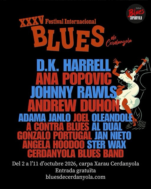 Cartel Festival Bluesw Cerdanyola 2026