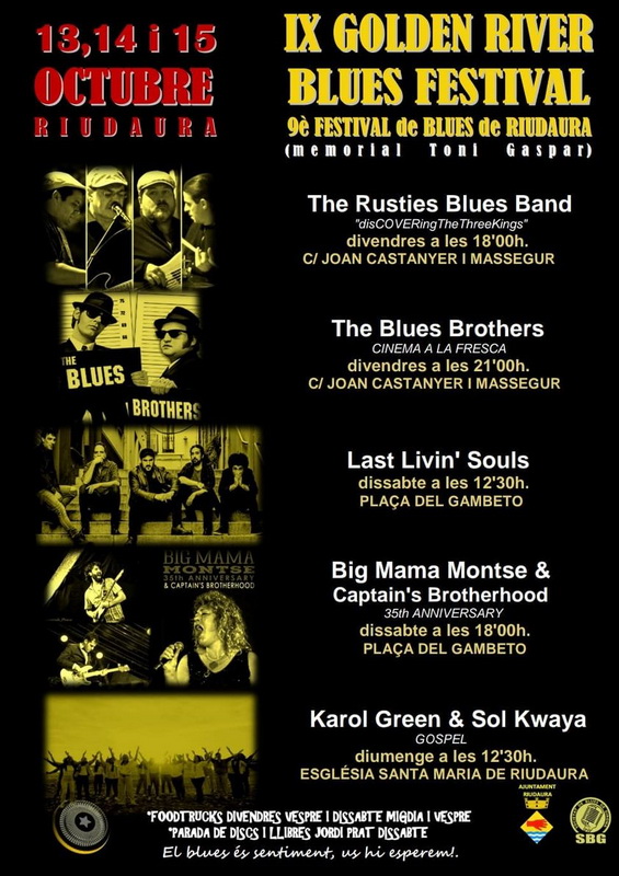 Cartel Festival Blues Riudaura (Gerona) 2023