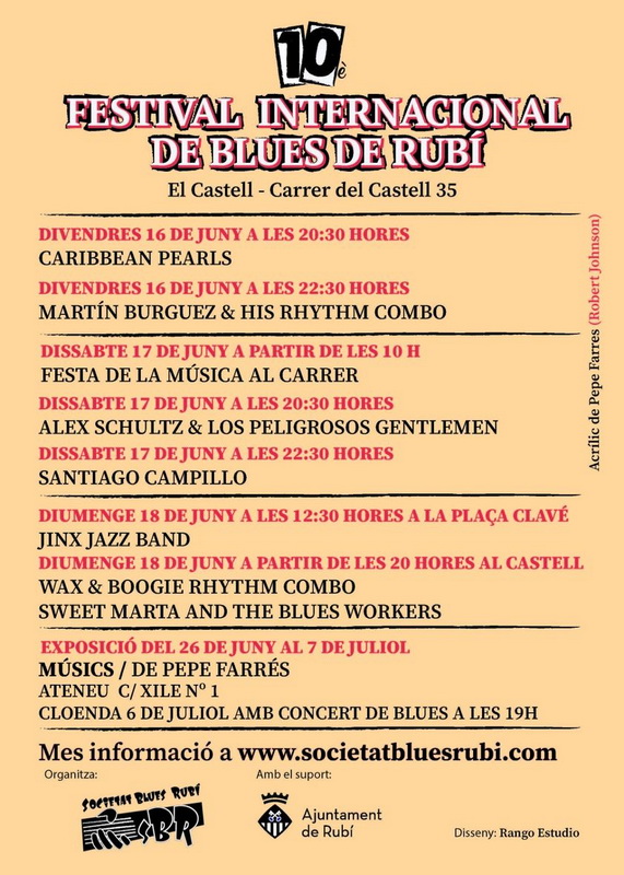 Cartel Festival Blues Rubí 2023