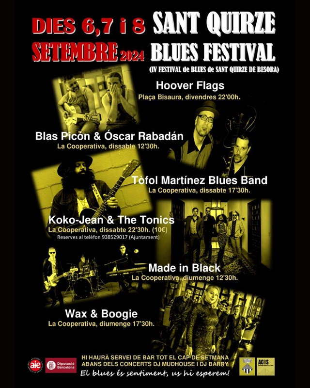 Cartel Festival Blues San Quirze 2024