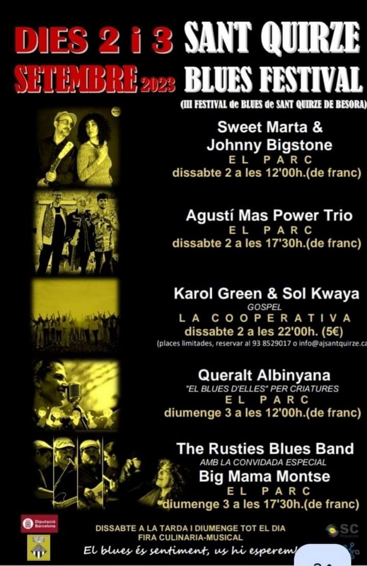 Cartel Festival Blues San Quirze de Besora 2023