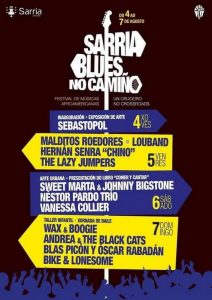 Cartel Festival Blues Sarria (Galicia) 2022