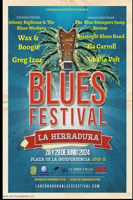 Cartel Festival Blues La Herradura (Granada) 2024