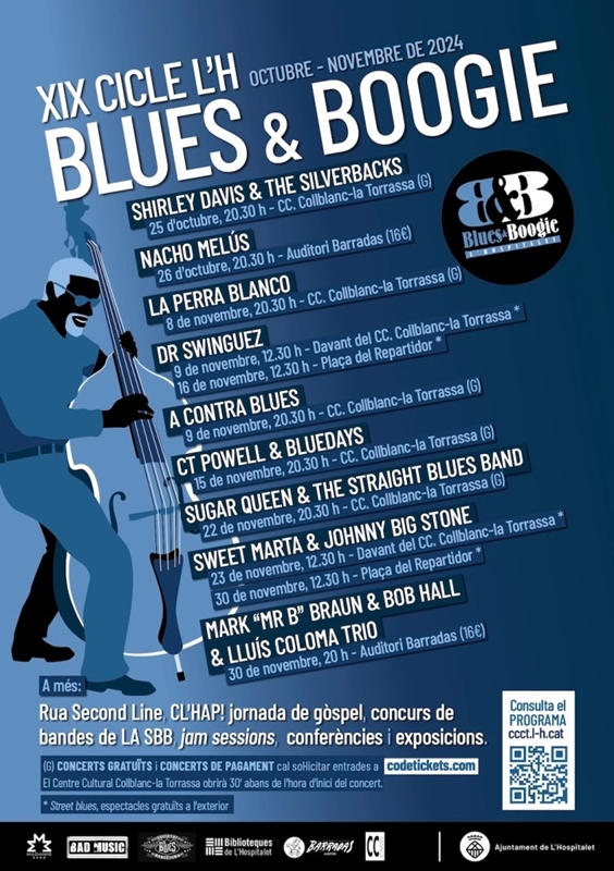 Cartel Ciclo Blues & Boogie Hospitalet 2024