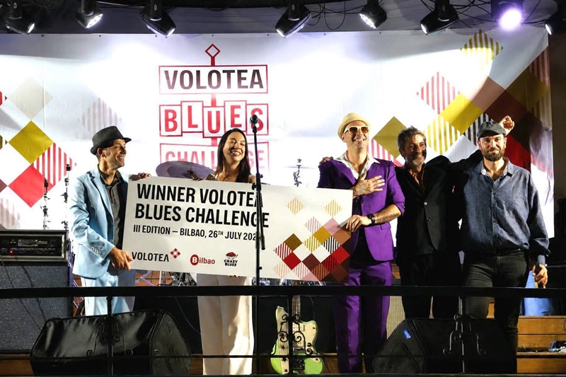 Chino Swingslide Quaret ganadores del Volotea Blues Challenge