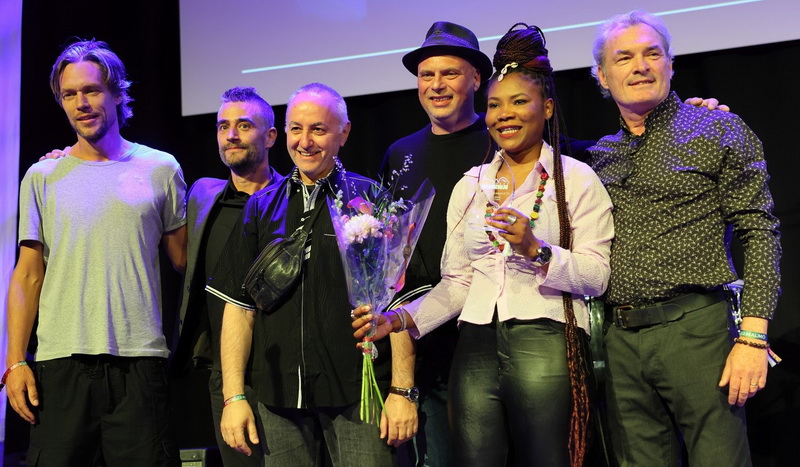 Justina Lee Brown Band (Switzerland), second place at the European Blues Challenge EBU 2022 in Malmö (Photo by Peter Kogoj)