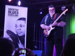 Nick Moss en la fiesta del 20 aniversario de la Sociedad de Blues de Barcelona