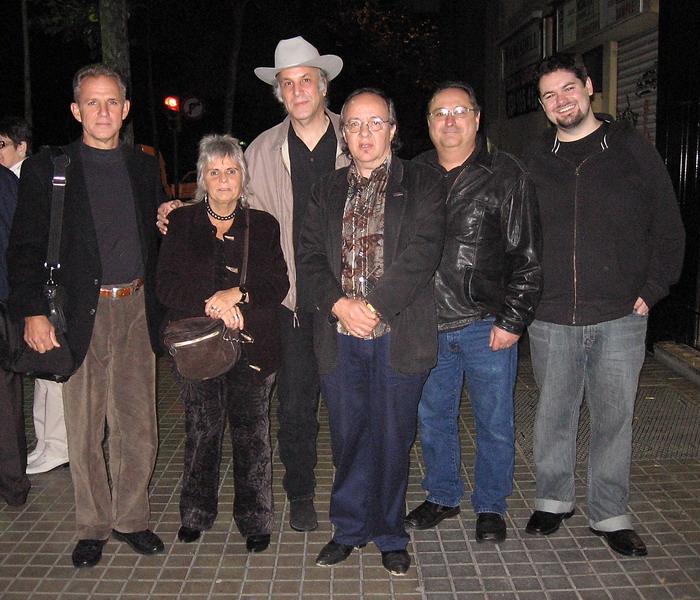 Neil Gouvin, Mrs. Zúmel, Michael 'Mudcat' Ward, Vicente Zúmel, Sugar Ray & 'Monster' Mike Welch